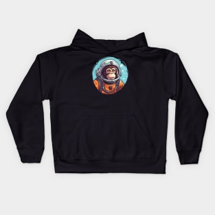 Chimp in Space - For Chimpanzee and Space Fans Kids Hoodie